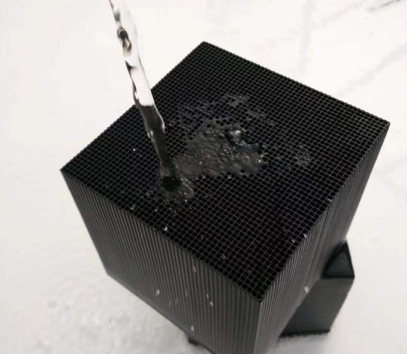 Honeycomb activated carbon